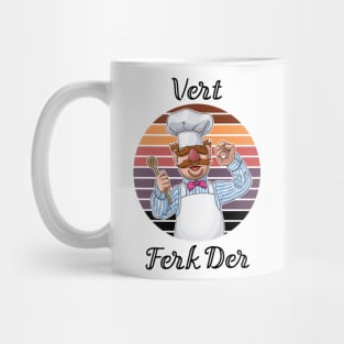 vert der ferk retro COLOR Mug